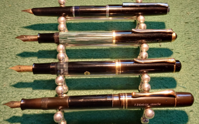 A History of this edition and the imperative of Fountain Pen introduction to the next generation, our own 1933 Pelikan Model 100 heirloom is fully functional and still in service
