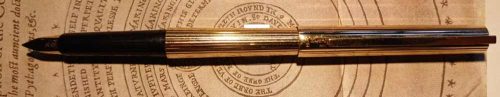 S.T. Du Pont Paris Pinstripe Fountain Pen (1999-2000s) - pen
