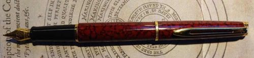 Waterman Hemisphere GT Marble Fountain Pen (post 2000) - pen